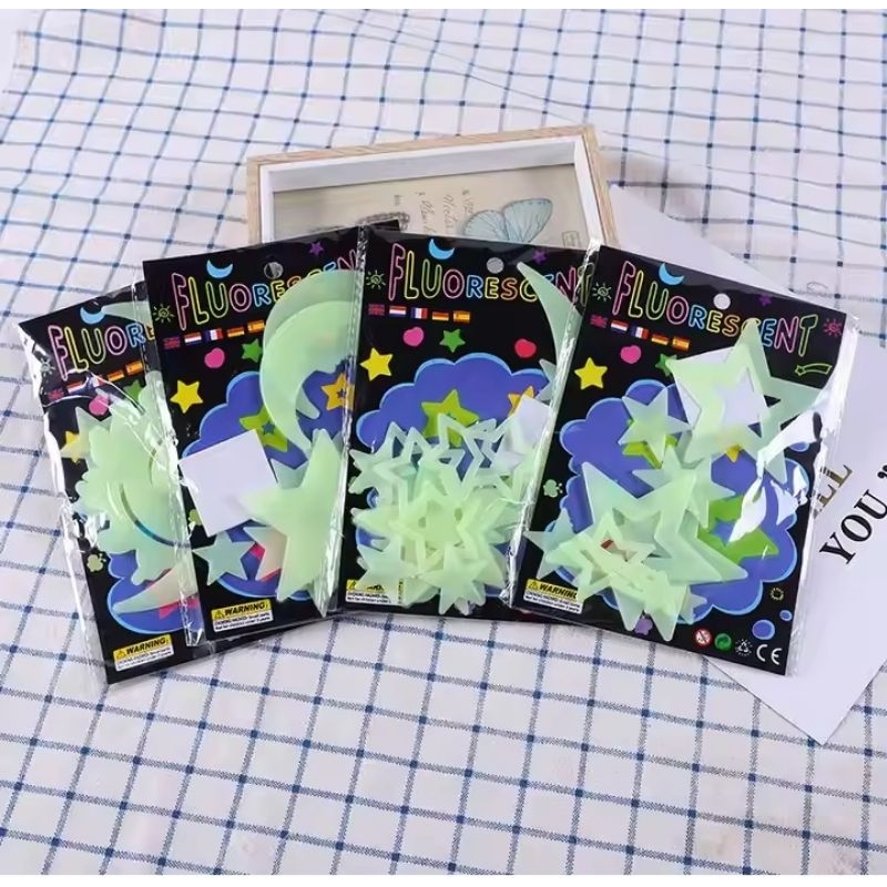 J ( J6 ) CHARACTER STICKERS / GLOW IN THE DARK STICKERS