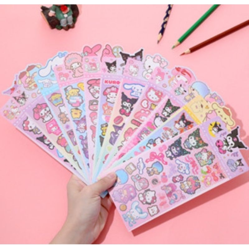 J (J5) 3D HOLOGRAM CHILDRENS CHARACTER STICKERS / CHILDRENS CARTOON CHARACTER STICKERS (ราคา 1 แผ่น)