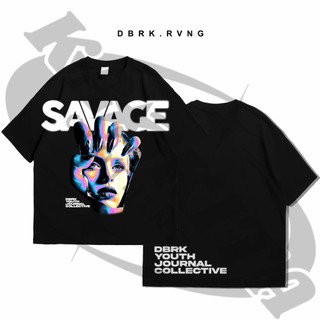 OVERSIZED T-SHIRT - HANDFACE - BLACK - DBRK RVNG " SAVAGE " | kaos kasual,kaos vintages,kaos skena,kaos hologram