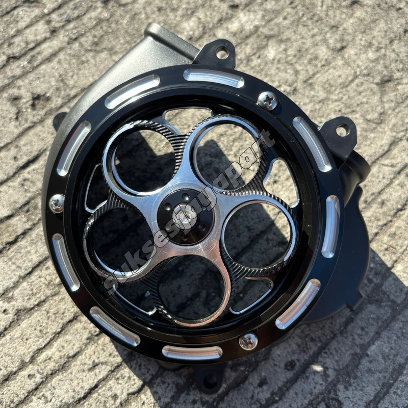 Full Cnc Spinner ฝาครอบพัดลม Scoopy Prestige Beat Deluxe Beat คาร์บูเรเตอร์ Scoopy Fi Esp Genio Beat Scoopy2020-2025