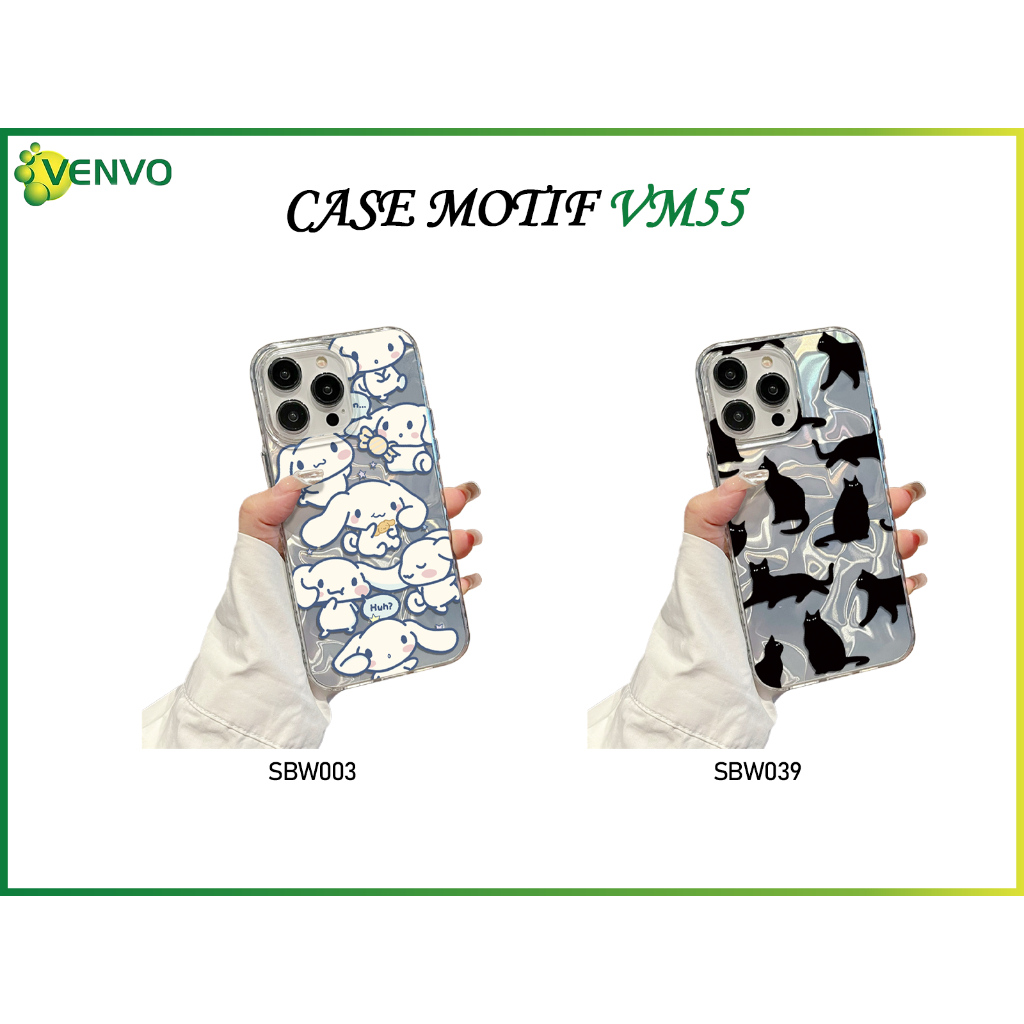 VENVO - VM55 Case Motif Image Oppo A60 4G A71 A74 4G A76 A96 A36 A94 4G A96 5G A98 5G A1 5G F11 F5 F