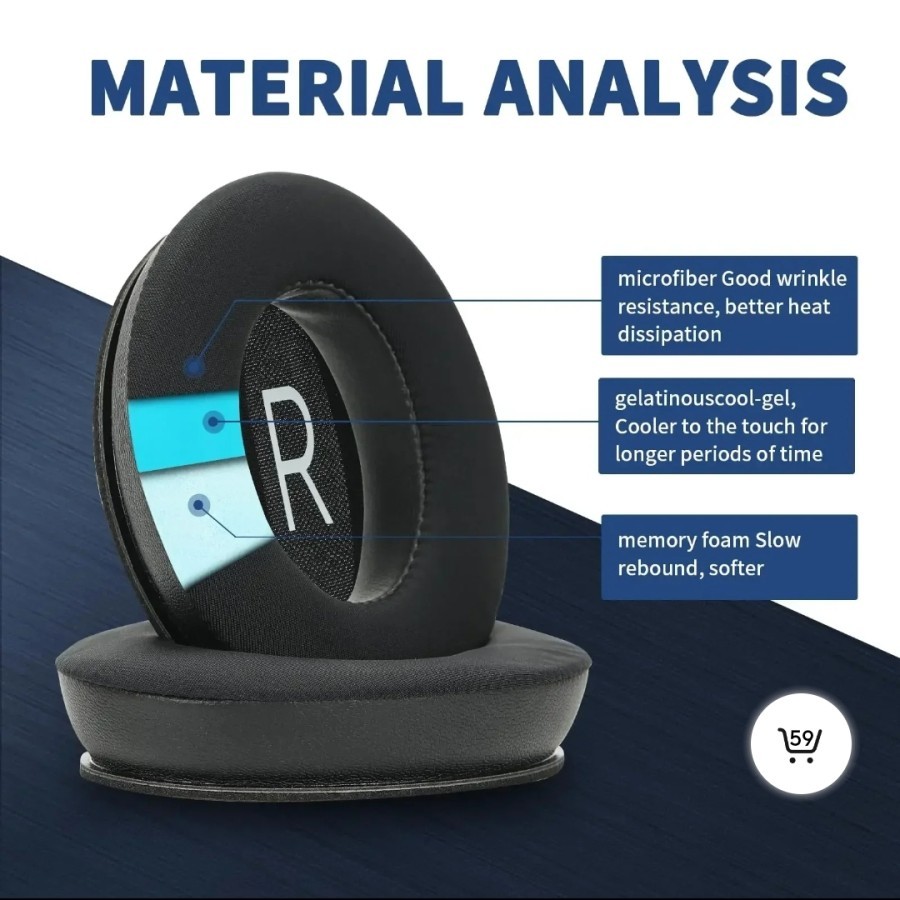 เคสแข็ง/ที่คาดผม/ที่อุดหูโฟมแผ่นรองหูฟังเบาะ Bose Quietcomfort QC35ii QC45 QC25 QC15 QC35 ii QC 35ii