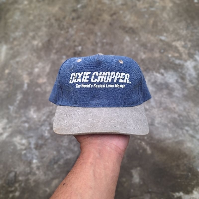 Dixie Chopper Vintage Twotone Washed Hat