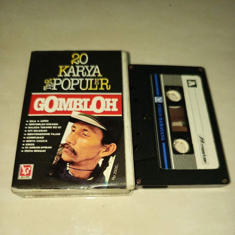 CASSETTE 20 WORKS OF GOMBLOH BERITA CUACA SENYUMLAH LOVE CRISPY
