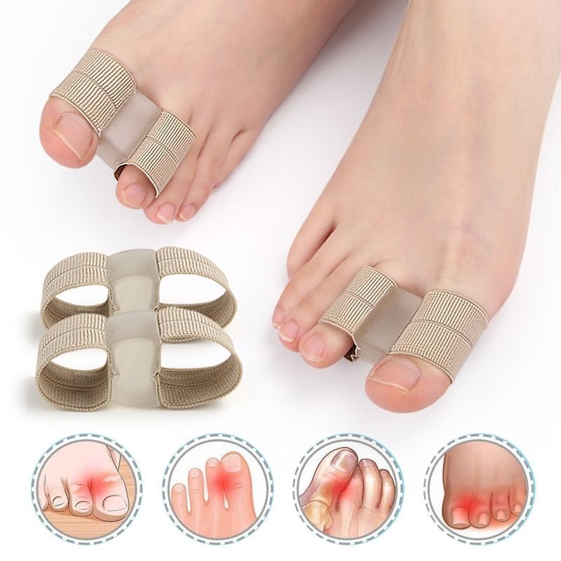 2 ชิ้น Toe Corrector Anti-Spine Soft วัสดุ