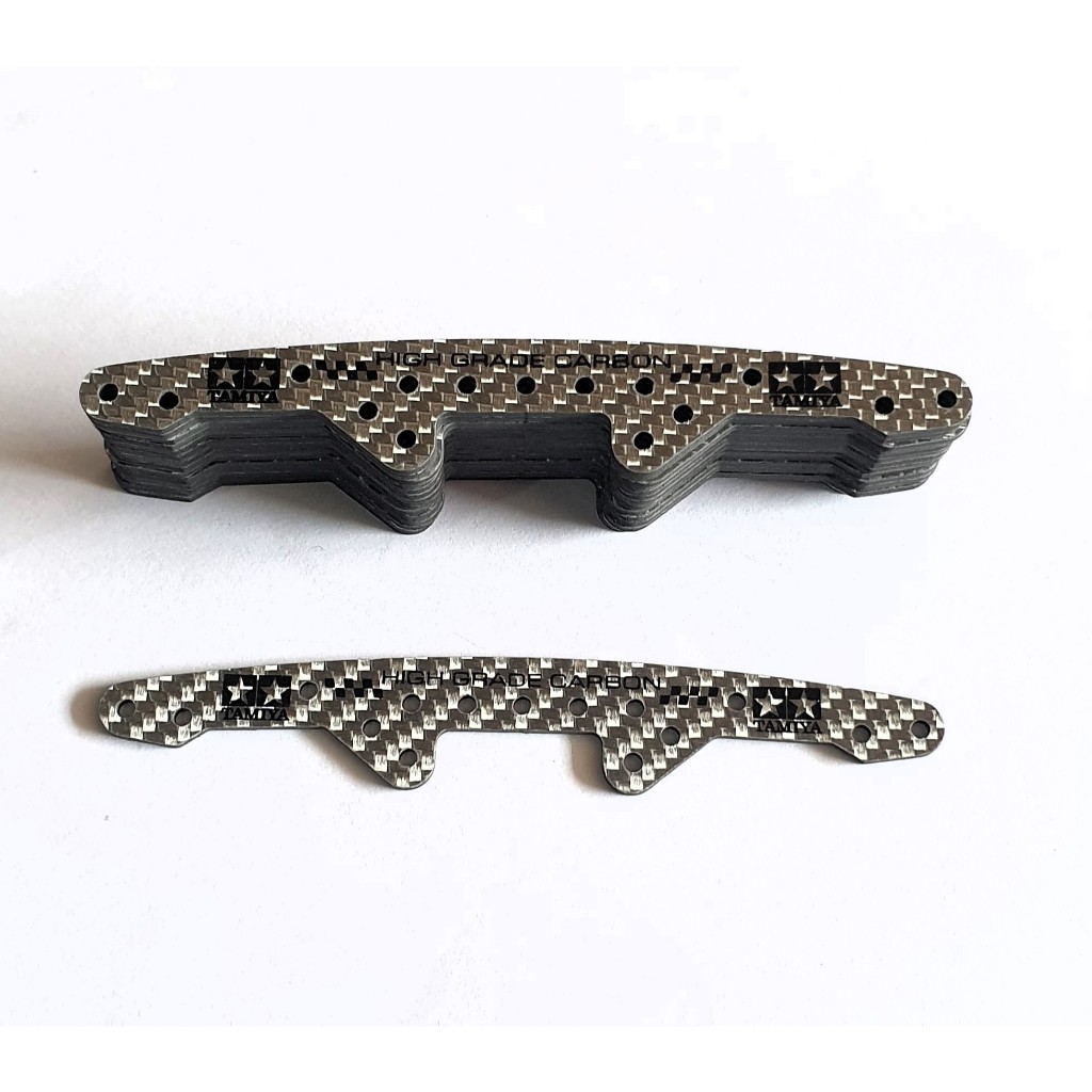 Rep Tamiya 95600 / Tamiyq HG Carbon Plate Super X Chassis SILVER / รายการ 15242