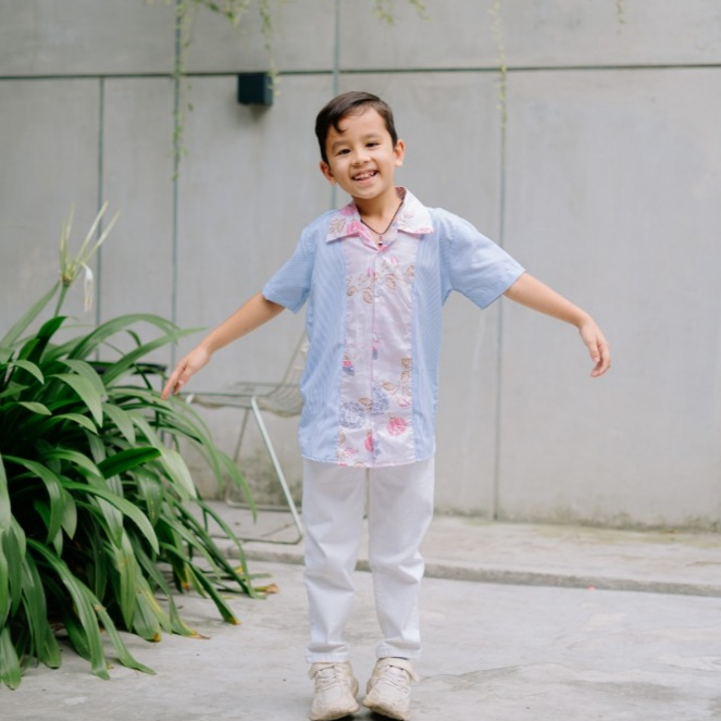 Bekids Batik - เสื้อ Anjani (3-12 ปี) / เสื้อผ้าเด็กผู้ชาย