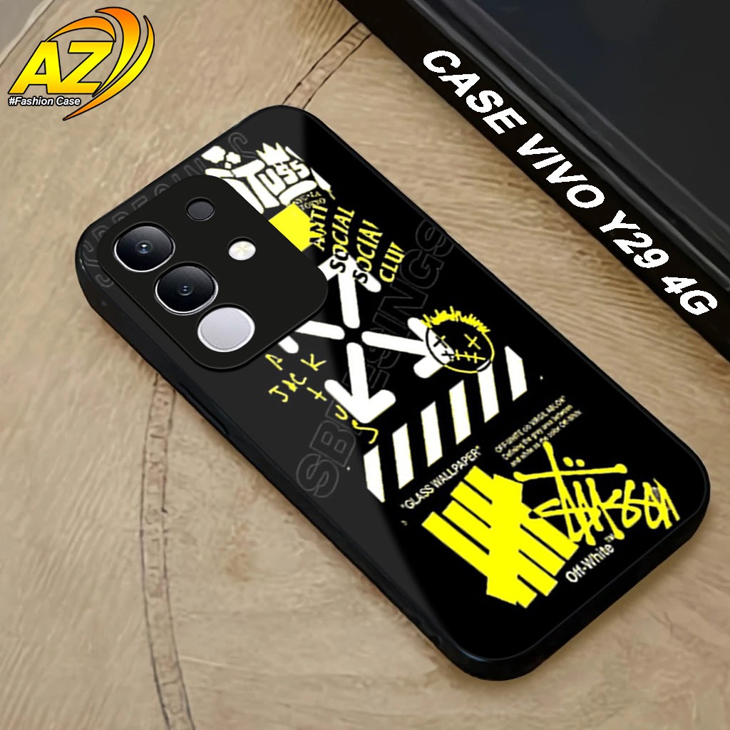 เคส Vivo Y29 4G ล่าสุด [ KAWS MOTIF ] เคสโทรศัพท์มือถือ ตัวป้องกันโทรศัพท์มือถือ อุปกรณ์เสริมโทรศัพท