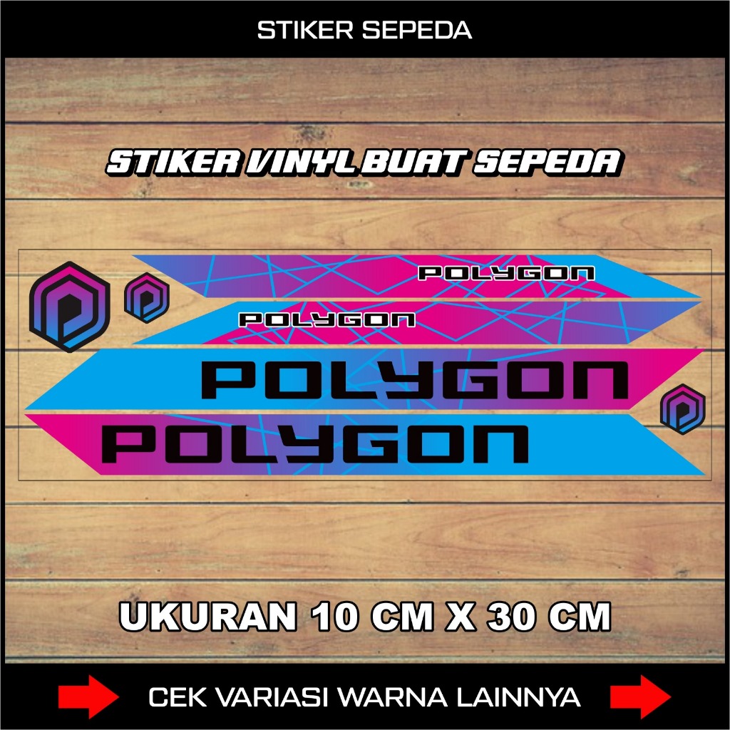 POLYGON, PACIFIC, สติ๊กเกอร์ UNITED สําหรับจักรยานทั้งหมด - สติ๊กเกอร์จักรยาน UNIVERSAL