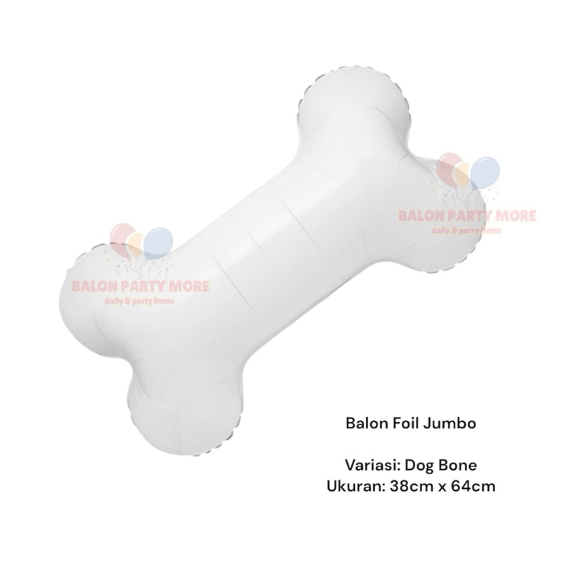 (PER ชิ้น) JUMBO DOG BONE FOIL BALLOONS/ DOG BALLOONS/ ANIMAL BALLOONS/ ANIMALS DOG PAW PAW PATROL B