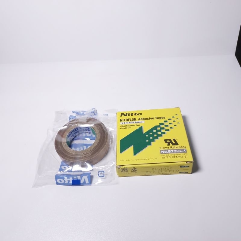NITTO 973UL-S, 973uL-S NITTOFLON TEFLON TAPE 50mm 2" ORIGINAL NITTO (0.13mm x 50mm x 10meter)
