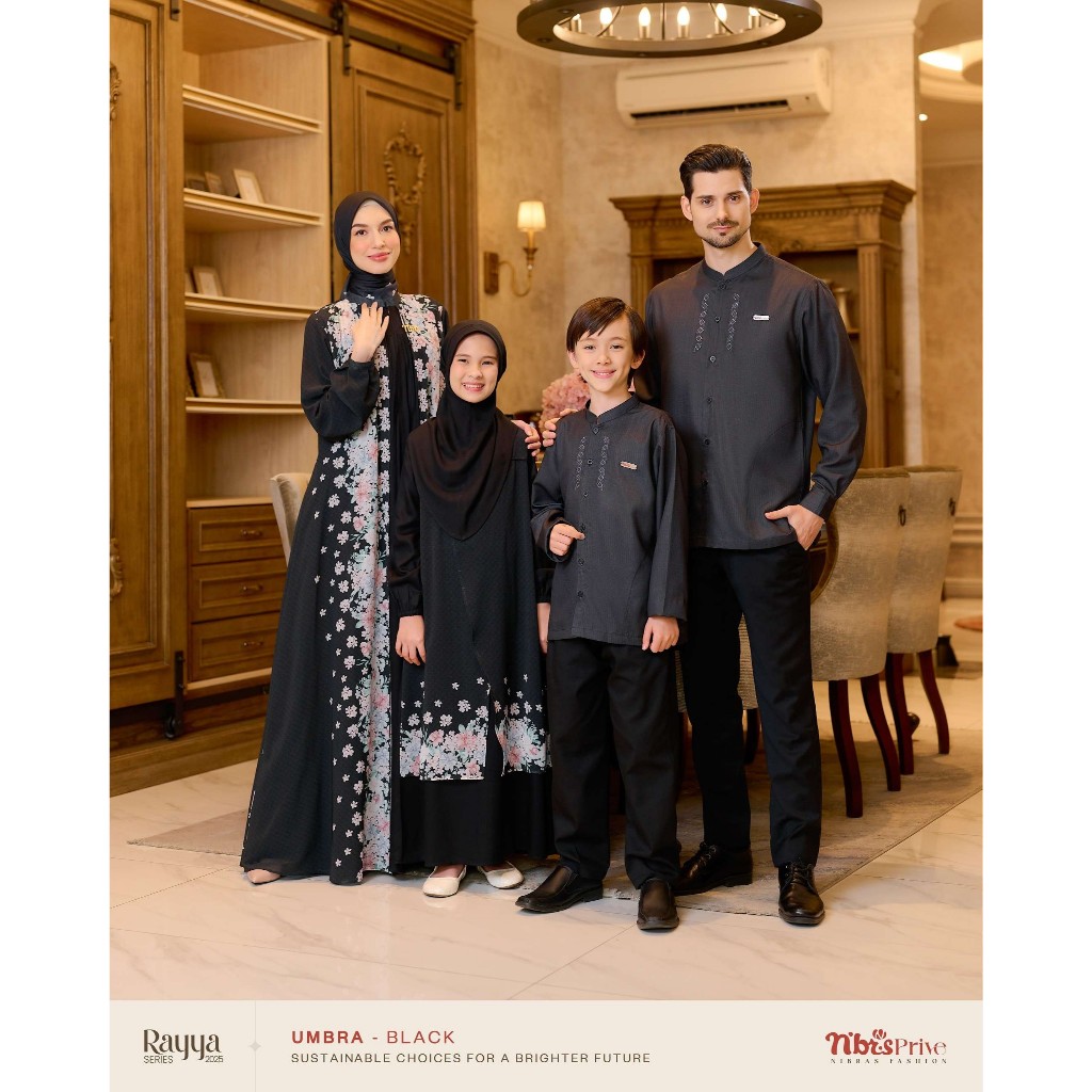 RAYYA SERIES NIBRAS UMBRA BLACK - COUPLE NIBRAS UMBRA BLACK 2025
