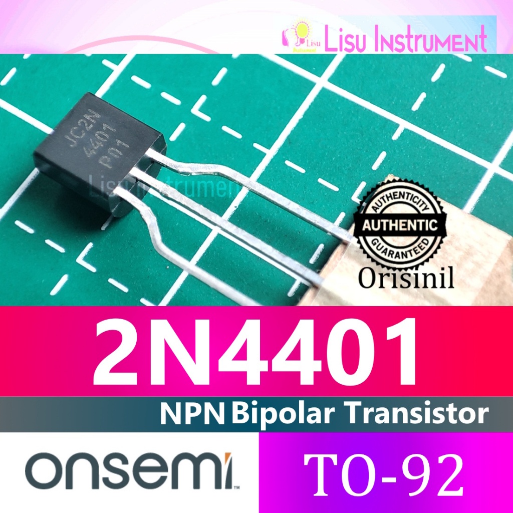 2N4401 4401 NPN ทรานซิสเตอร์วัตถุประสงค์ทั่วไป TO-92 บนกึ่งต้นฉบับ