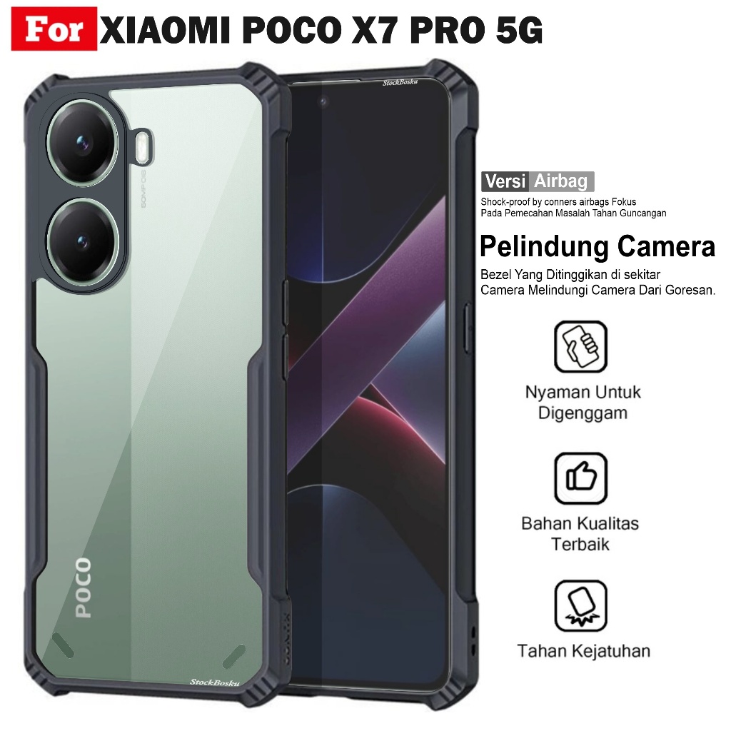 Xiaomi Poco X7 Pro 5G กันกระแทก Fusion Armor เคสใส