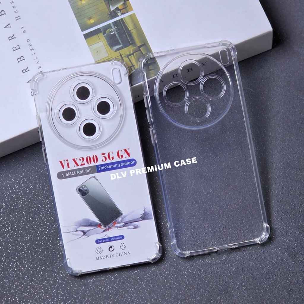 VIVO X200 VIVO X200 PRO CASE AIRBAG ANTI CRACK THICK CLEAR SOFTCASE VIVO X200 VIVO X200 PRO