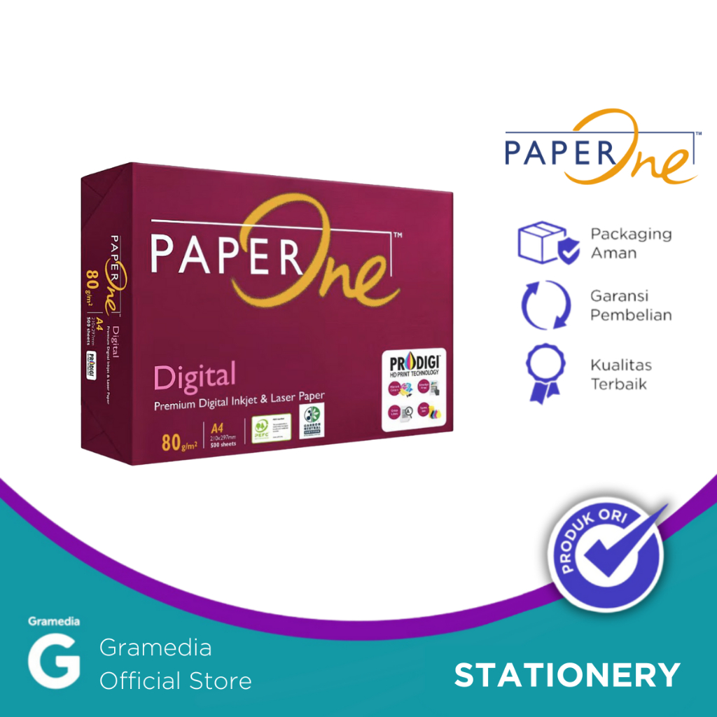 Paper one digital A4 80gram คาร์บอนเป็นกลาง