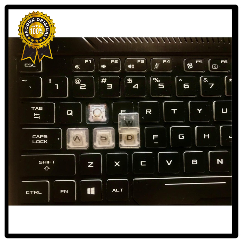 TOMBOL Asus ROG Asus TUF FX505 FX505G FX505GT FX505GD FX505D FX505DD FX505DT FX505DY สีดํา Smooth รา