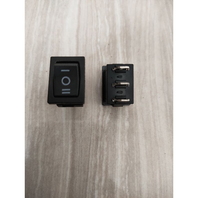 Roker Switch 3 Pin On Off On Selector Small
