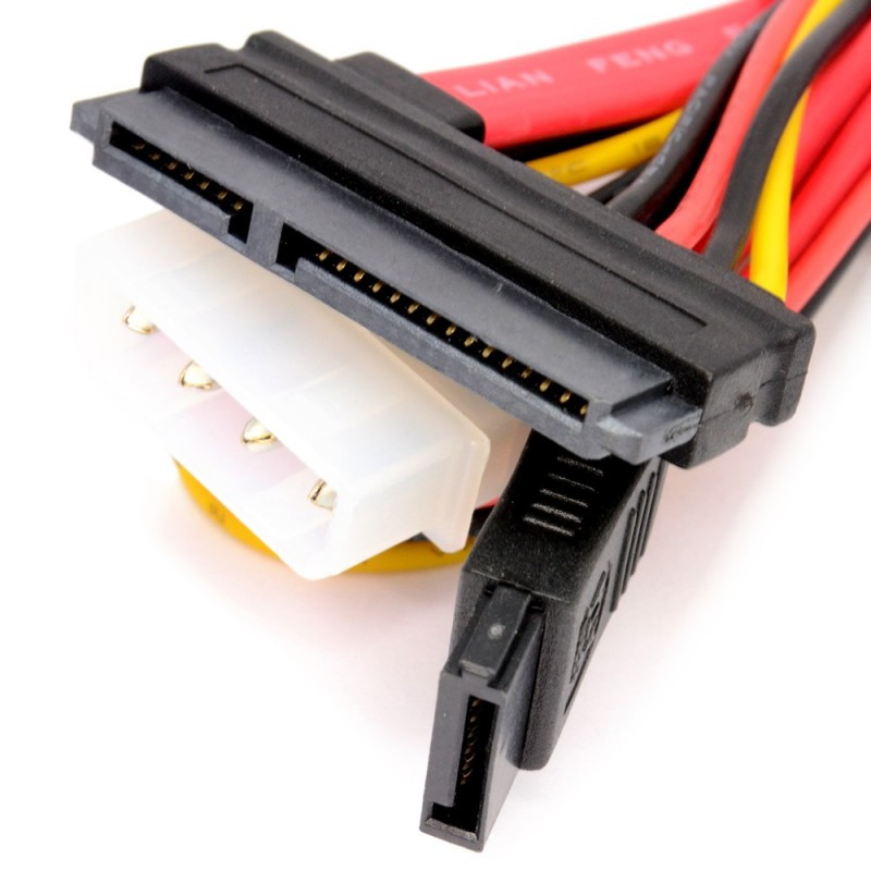 1.5GB/s & 3Gb SATA Cable/s Serial Combo Data & Power Cable 0.5m