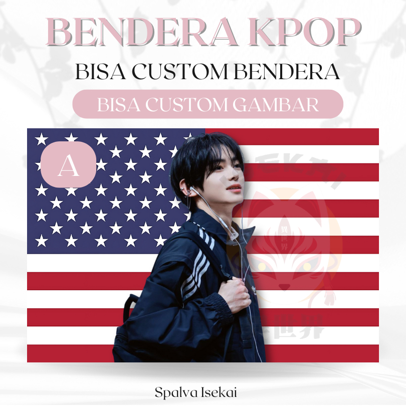 ธง KPOP HANJI TWS / ธง KPOP / ธง AMERICA / พรม KPOP / พรมKpop