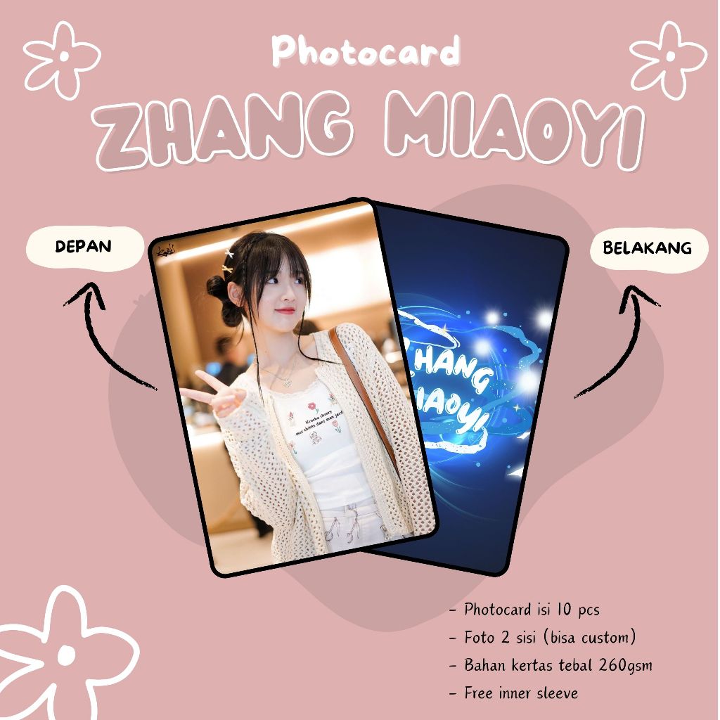 (10 ชิ้น) ZHANG MIAOYI PHOTOCARDS