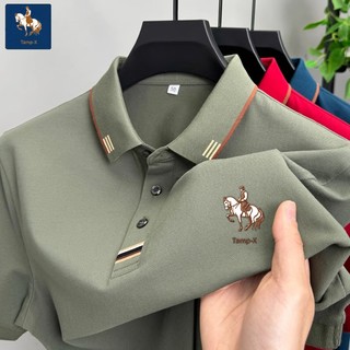 Tamp-X Slimfit Polo Shirt Pria Kaos Distro Bordir Casual Lengan Pendek Dewasa Premium Original Baju Kerah Korean Style