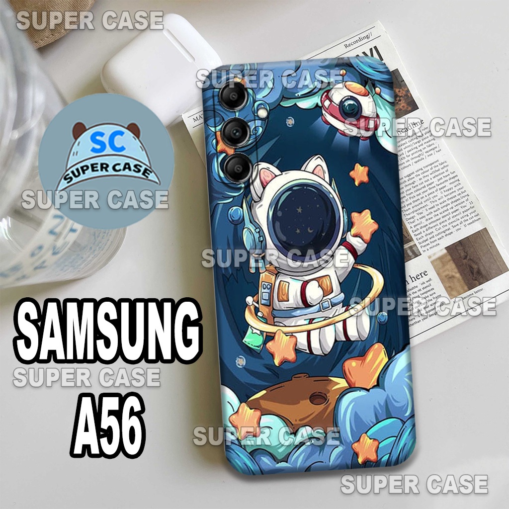 (Q6) Procamera Softcase สําหรับ SAMSUNG A56 HP ใหม่ล่าสุด | ASTRONAUTS MOTIF | เคส SAMSUNG A56 | ปลอ