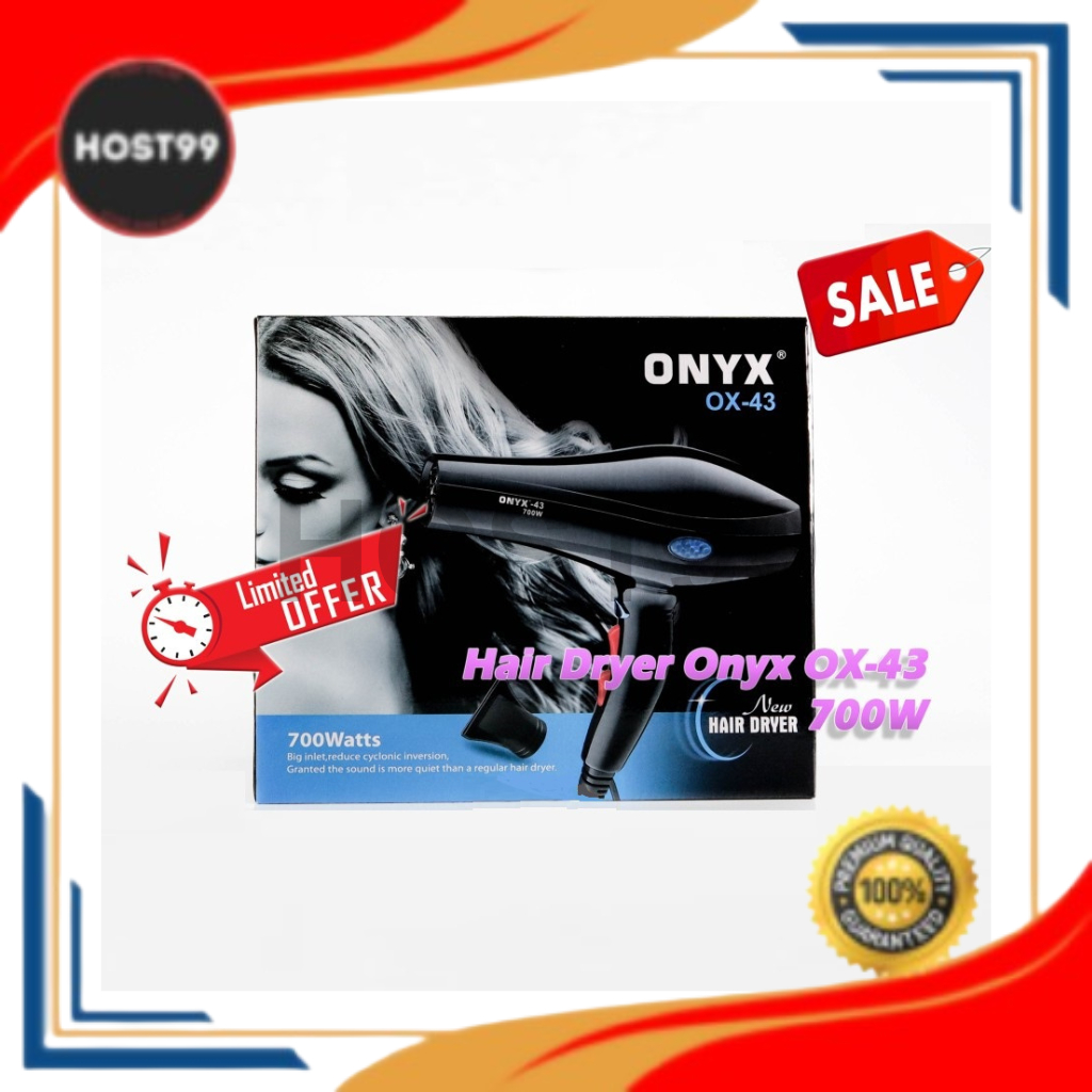 DH - OX-43 PROFESSIONAL HAIR DRYER ONYX 700W / ไดร์เป่าผม 0576