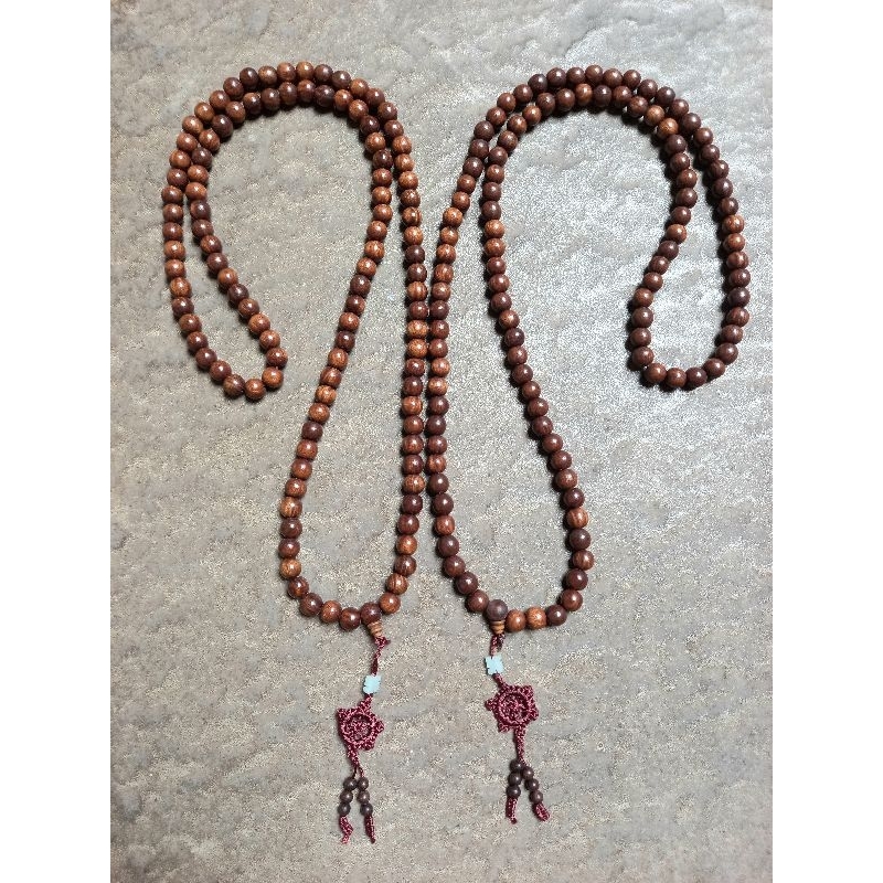 NIAN CU 108 12MM ORIGINAL ลูกปัดสวดมนต์ไม้จันทน์