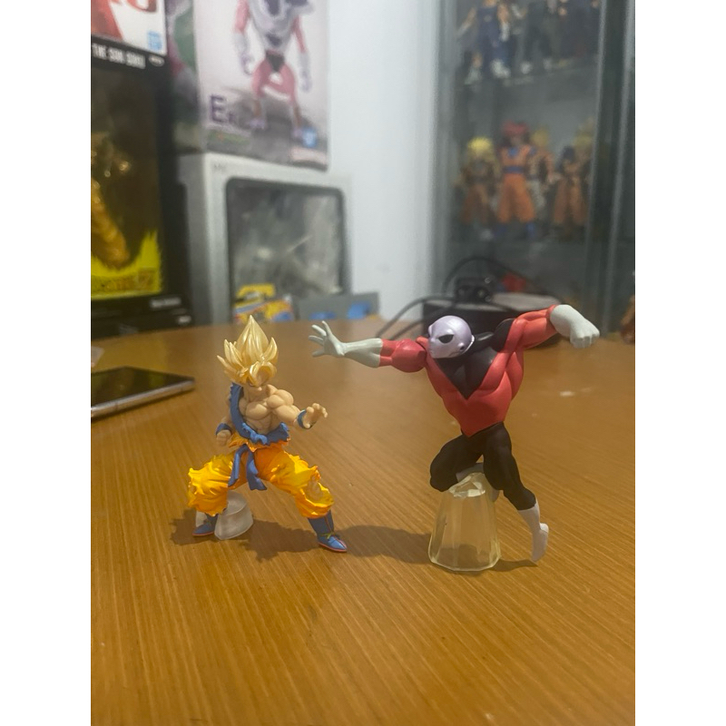 Dragonball action figure hg goku vs jiren ฟิกเกอร์จริงชุดสอง
