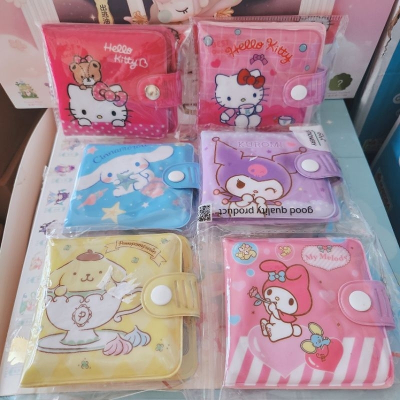 กระเป๋าสตางค์ Sanrio Melody Kuromi Moshi Moshi ดั้งเดิม