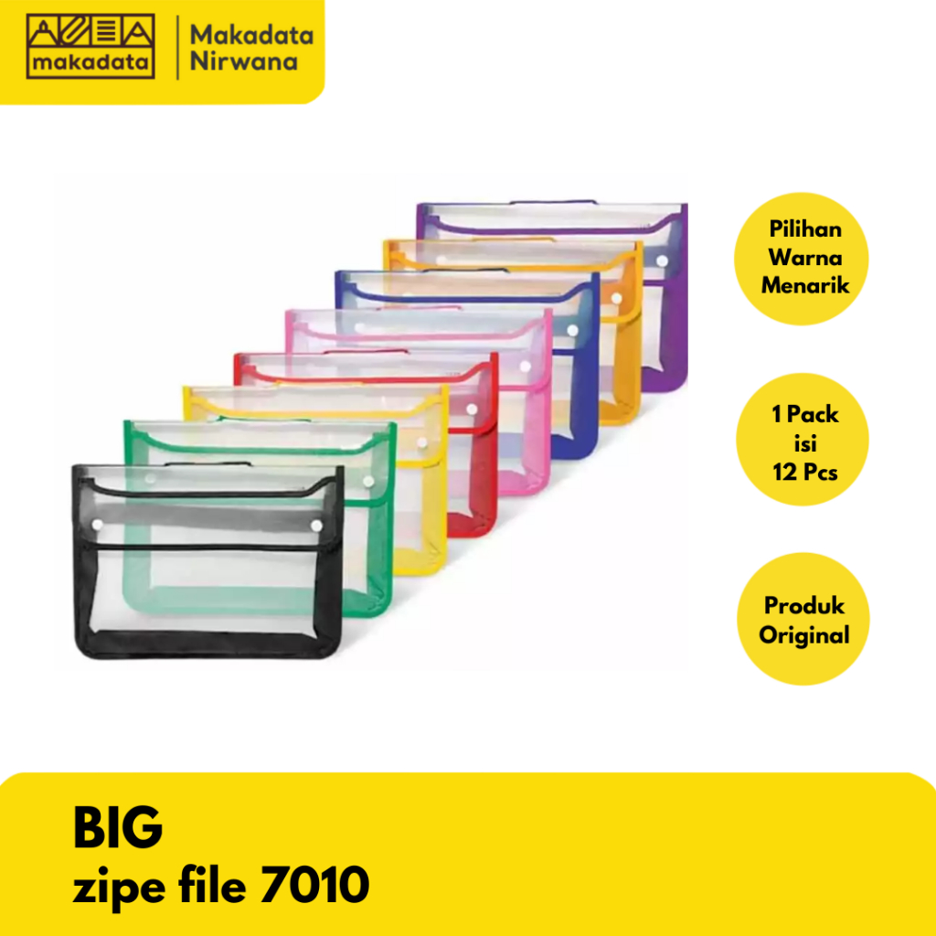 BIG ZIPPER BAG/ZIP FILE 7010 (1 ชิ้น)