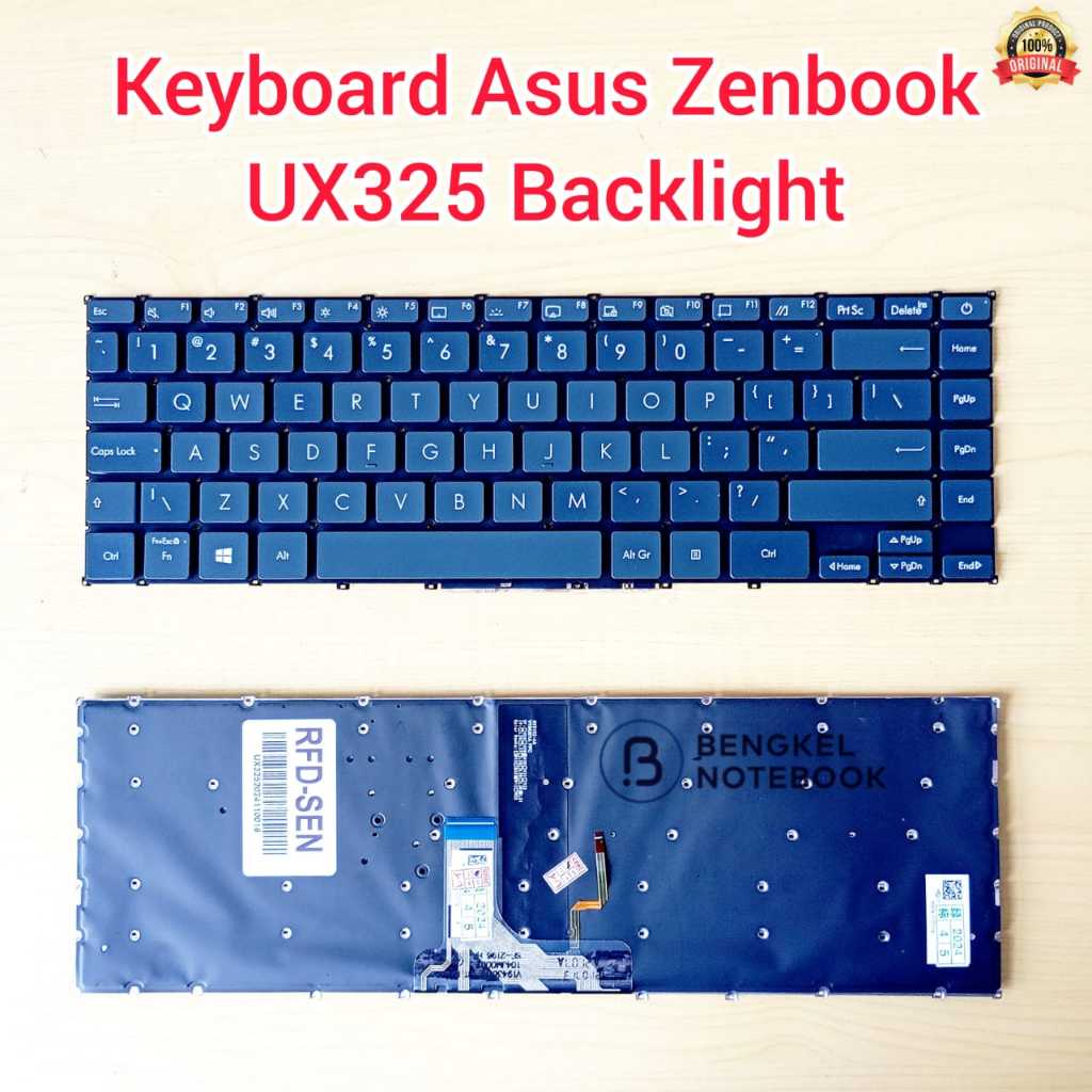 Asus Zenbook UX325 UX325E UX325EA UX325J U3700 UXF3000E UM325 คีย์บอร์ดแบ็คไลท์