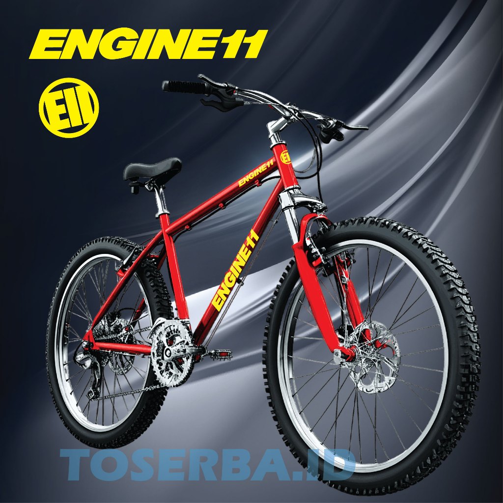 สติ๊กเกอร์ 1 ชุด สติ๊กเกอร์ตัดจักรยาน ENGINE 11/