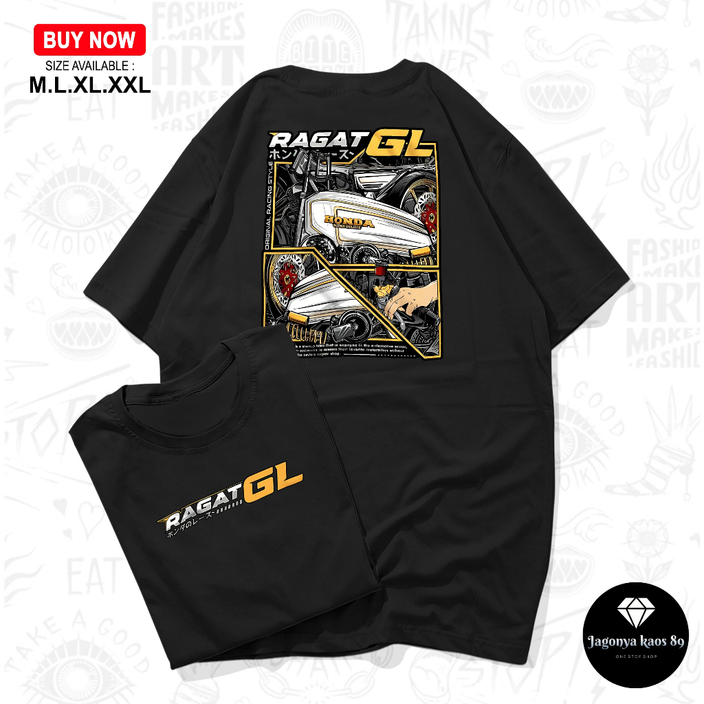 เสื้อยืด DISTRO "GARAT GL" เสื้อยืดผู้ชายและผู้หญิง - เสื้อยืด Viral - เสื้อยืด CASUAL