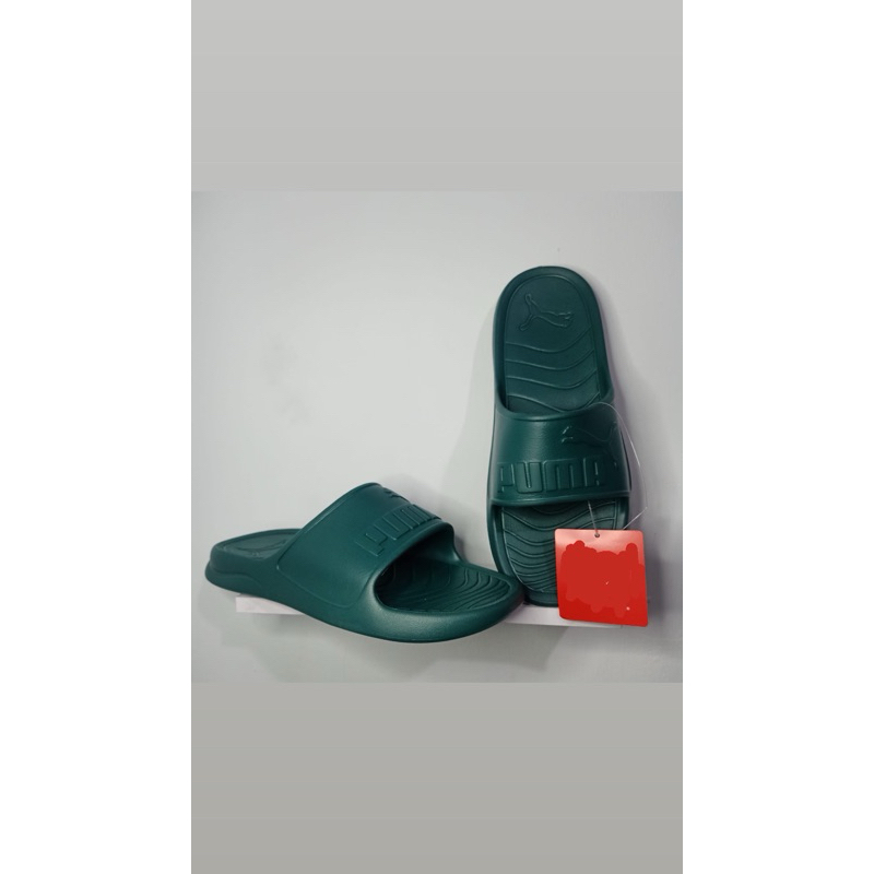 HIJAU Popcat รองเท้าแตะสไลด์สีเขียว 20 Inject