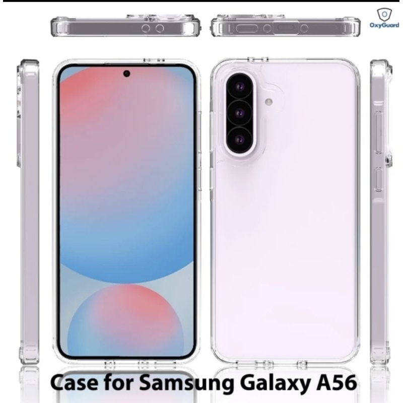 Samsung A56 Oxyguard Proguard Clear Case Hybrid สําหรับ Samsung A56 2025 Casing A56