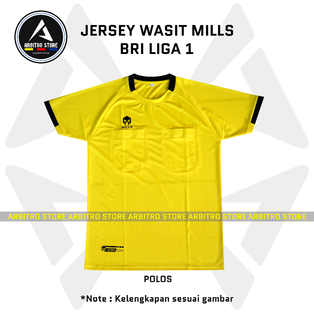 BRI LEAGUE 1 MILLS 2022 เสื้อ PLAIN REFEREE - - -