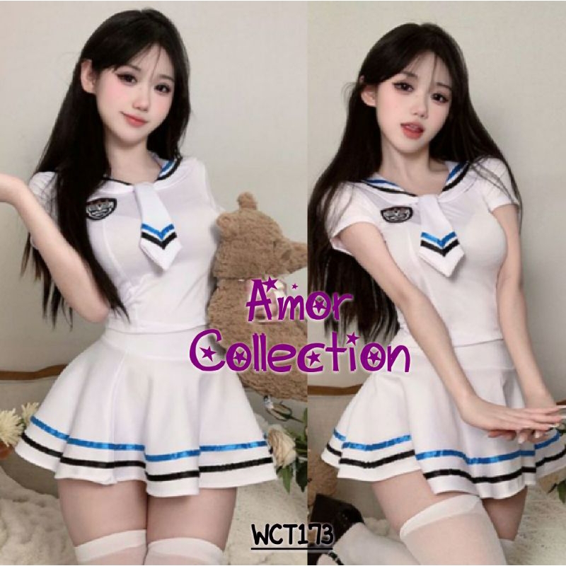 ชุดชั้นในเซ็กซี่ คอสเพลย์ กะลาสีนักเรียน WCT173 by Amor Collection
