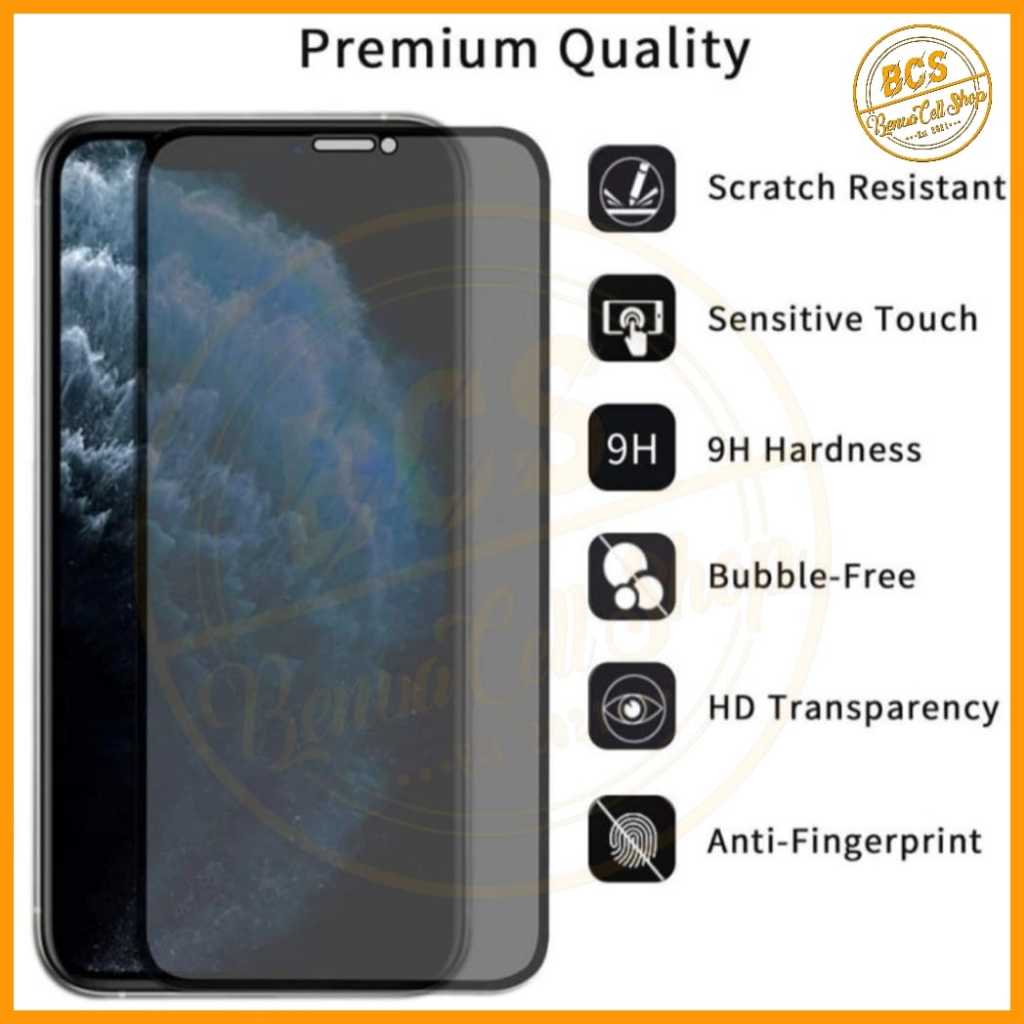 BCS - กระจกนิรภัย Spy Full List Vivo V40 Lite Y18 Y28 Y36 4G 5G V9 V9 Pro V11 V11I V11 Pro V15 Pro V