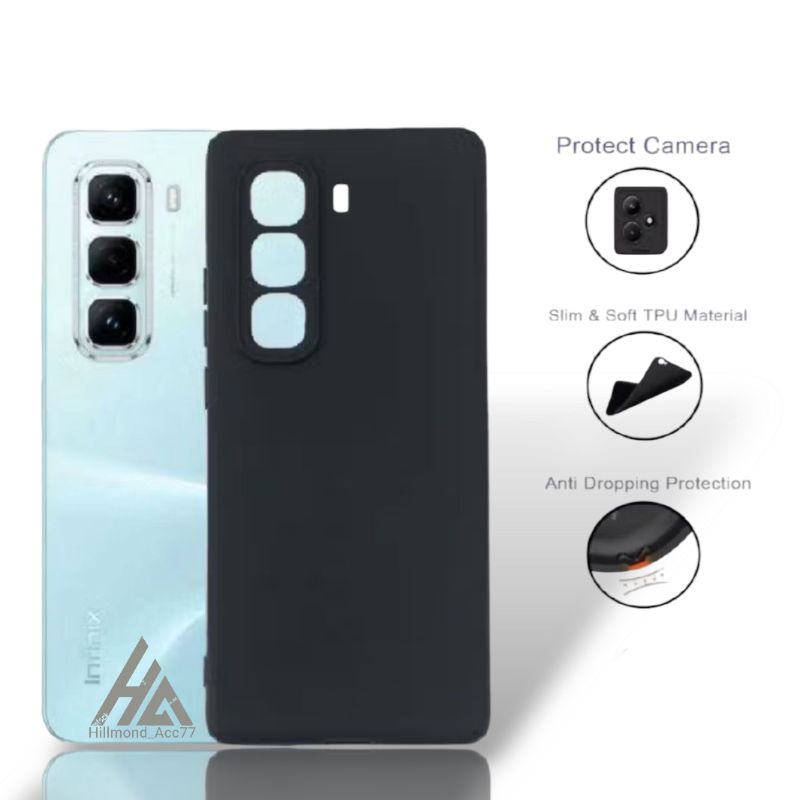 เคสกล้อง Infinix Hot 50i Pro / Hot 50 4G / Hot 50 5G / Hot 50 Pro / Hot 50 Pro Plus Silicon Case / S