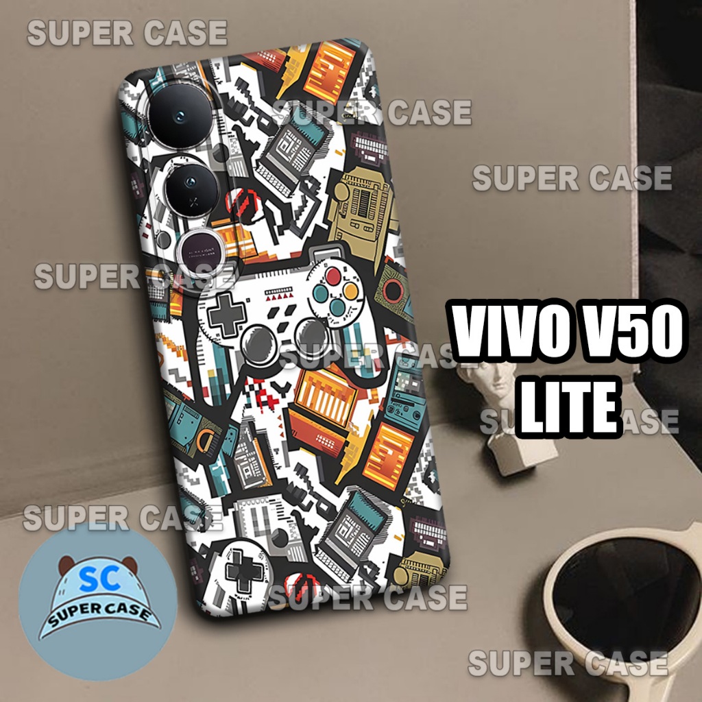 (Q1) Softcase Procamera สําหรับ HP VIVO V50 LITE ล่าสุด | AESTHETIC MOTIF | เคส VIVO V50 LITE | เคส 