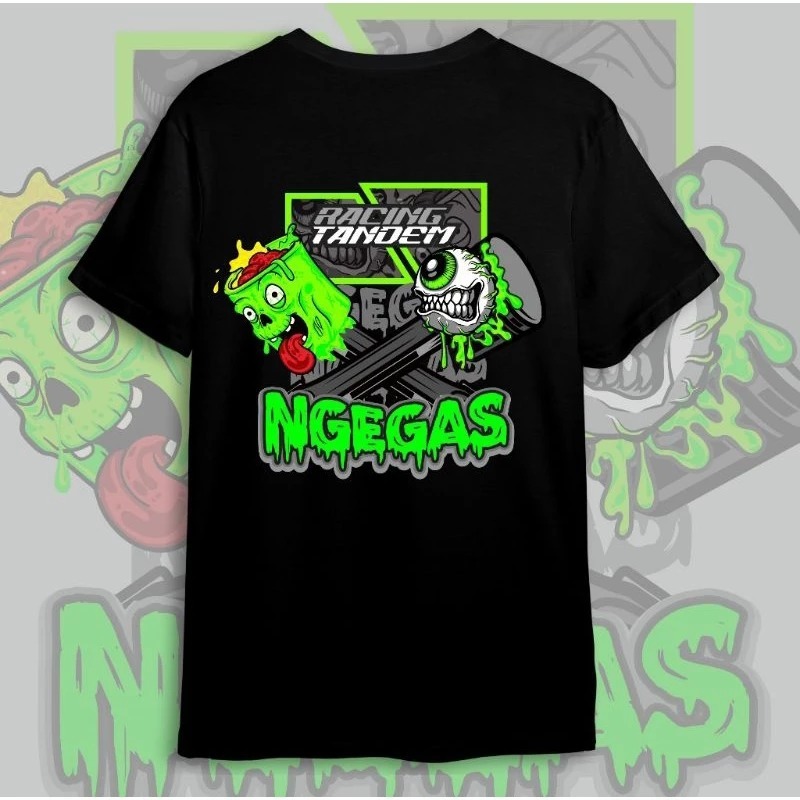 เสื้อยืด Racing Nggas, Tandem Ngas - เสื้อยืด Distro พร้อม Ngas Racing Tandem Ngas - เสื้อยืดผู้ชายแ