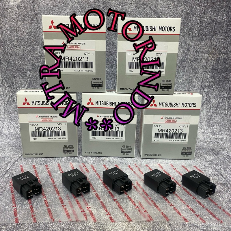 เบ้าฉีดรีเลย์เครื่องยนต์ Mitsubishi T120SS 4Pin MR420103/E8T101-1622
