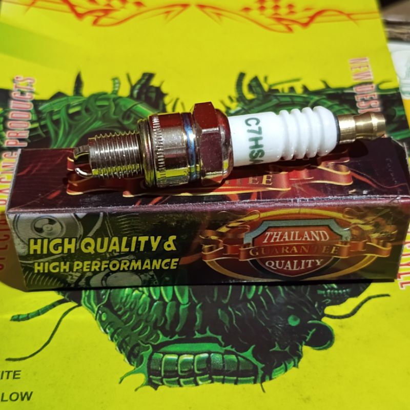 RACING SPARK PLUG K3 3 ขา C7HSA-3 A7TC-3 ประเทศไทยคุณภาพ 4T grand supra fit Revo win jupiter mio veg