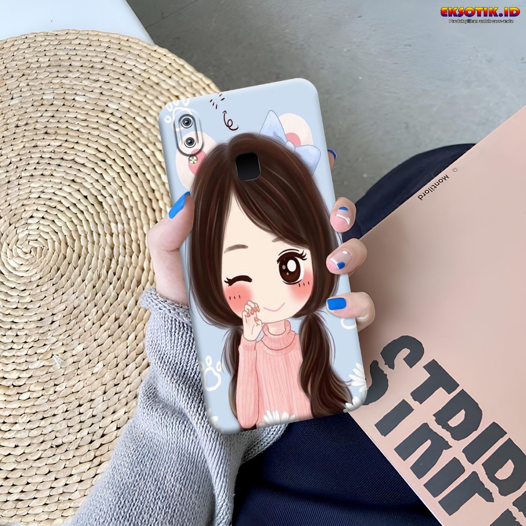 เคส HP VIVO Y91 Y93 Y95 - Eksotik.id - VIVO Y91 Y93 Y95 Casing - เคส CUTE GIRL - เคสมือถือ - VIVO Y9