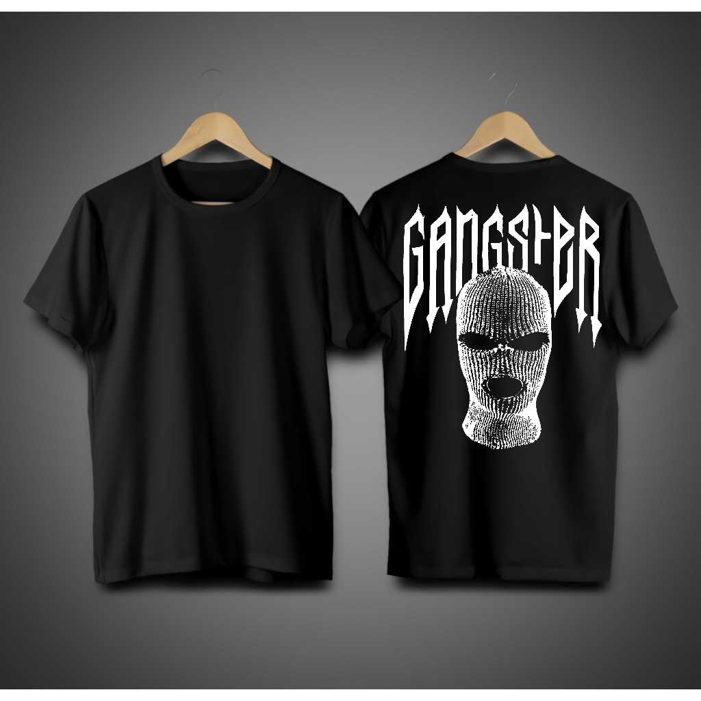 เสื้อยืดผู้ใหญ่ Distro Cotton Combad 30s Premium Design GANGSTER T-SHIRT
