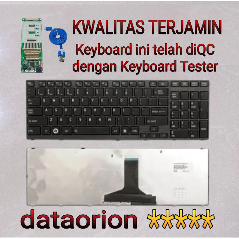 Toshiba satellite p750 p750d p755 p770 p775 คีย์บอร์ดแล็ปท็อปสีดํา