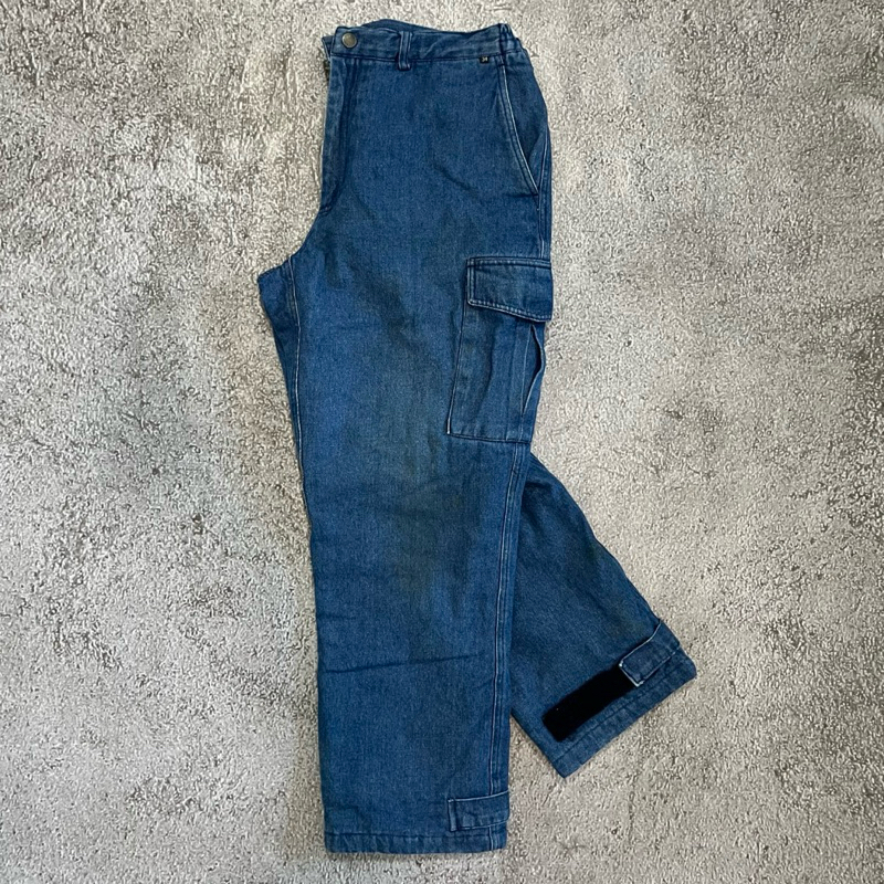 กางเกงยีนส์คาร์โก้ Ziben