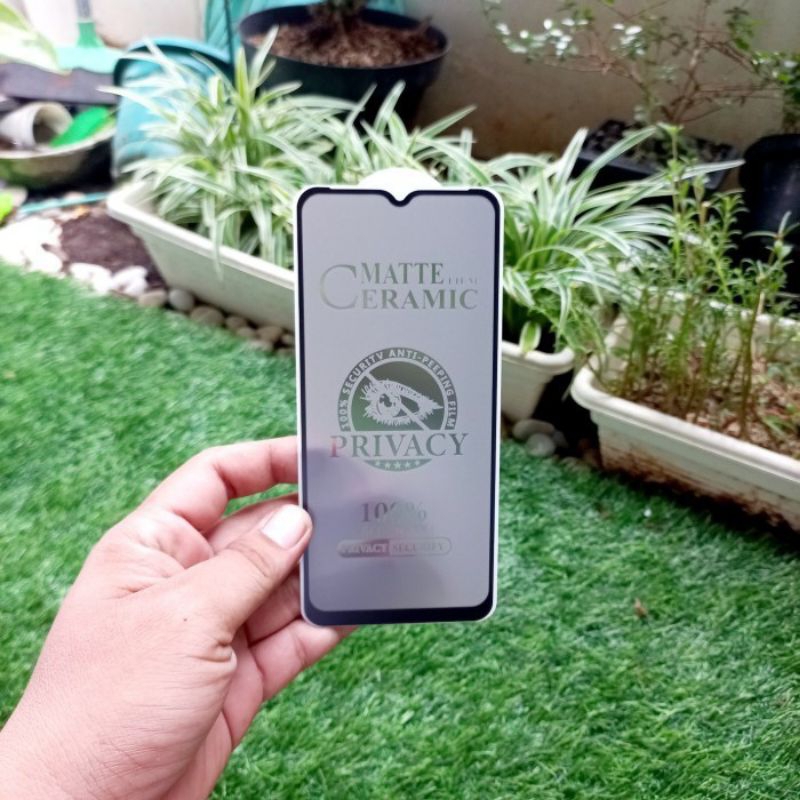 กระจกนิรภัย Spy Vivo Y97 V1813A V1813T Tg Ceramic Privacy Anti-Intip